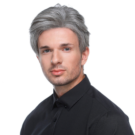 Men's synthetic wig dark blond IVO # M12/25
