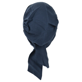 Light and comfortable navy blue 100% viscose turban SARA # T-30*