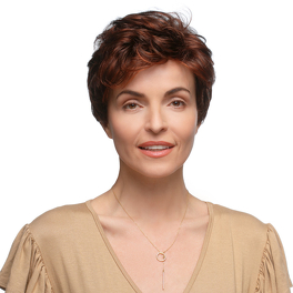 Synthetic grey wig with black roots AMANDA #51/56/60/1BR