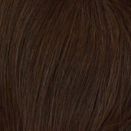 Natural Slavic Hair Topper Warm-Toned Dark Brown 20cm SOA #4/8