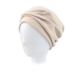 Warm beige turban ELSA # K-052