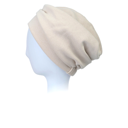 Warm beige turban ELSA # K-052