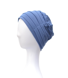 Light and comfortable blue turban ZUZA #116.