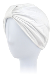 Delicate white turban OLERON # Blanc