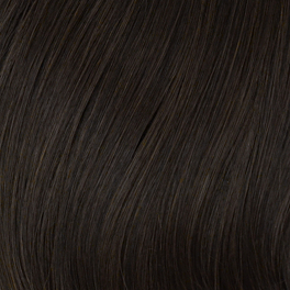 Heat-Resistant Synthetic Dark Brown Wig with Dark Roots TULSI 4/8/4R