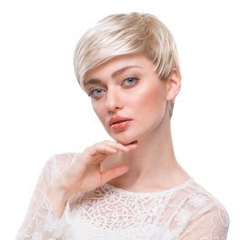 Synthetic wig in dark red with roots ARAMITA #130/31/4R