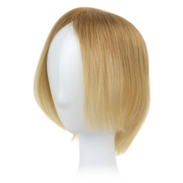 Slavic blonde natural hair topper with sombre root STILLA 20cm #12R+14/16