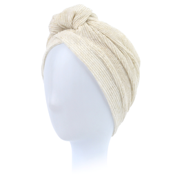 Beige VERBENA Turban with Original Knot # DEC63 + B9