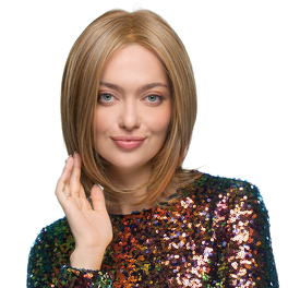 Synthetic heat-resistant wig multi-tone blonde AQUAMARINE #10/14/80