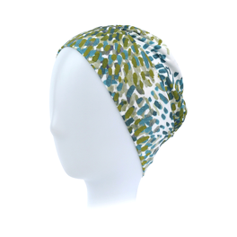 Green Ruched Turban BARBADOS # B192