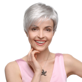 Synthetic hair wig for women in mahogany brown TULIP #4/33