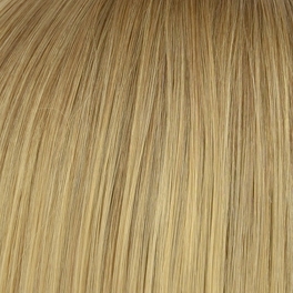 Slavic natural hair Topper ombre medium blond with darker roots 25cm AIKA #12R+14/16