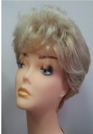 Carnival party wig very dark brown MODEL 377 #2