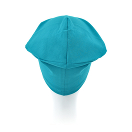 Turquoise sports-cut turban EMMA # TURQUOISE