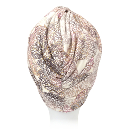 Beige retro turban with patterns ARUBA # SF135+B9