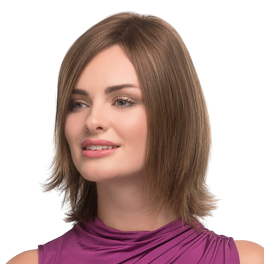 Natural Slavic Hair Wig Light Brown with Blonde Highlights NILLA #8/12+14/16H