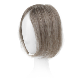 Slavic Medium Grey Natural Hair Topper DELMAR 23cm