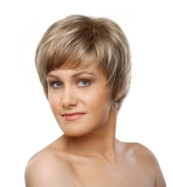 Synthetic Wig Dark Brown with Light Highlights DIANA #33/29T