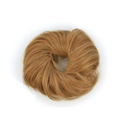Slavic virgin hair dark blond 19cm hair tie hair scrunchie hairpin LUX BUBBLE ME PLUS #14