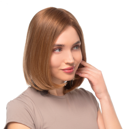 Natural Slavic Hair Topper Light Brown 30cm STILLA #8/12