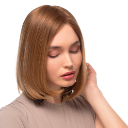 Natural Slavic Hair Topper Light Brown 30cm STILLA #8/12