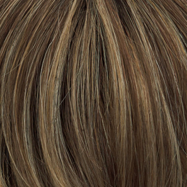Synthetic dark blond wig with roots DONUT #12/26/19/6R