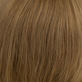 Natural Slavic Hair Topper Warm Light Brown 28cm ALUNA  #8/12