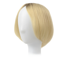 Women's natural Slavic hair topper in blond with GALEA 20cm root #12R+14/16H
