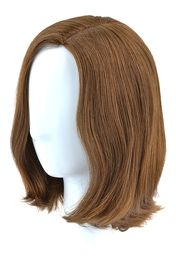Women's natural wig medium brown Slavic virgin hair 30cm ALIZEE X #6/8
