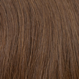 Women's natural wig medium brown Slavic virgin hair 30cm ALIZEE X #6/8