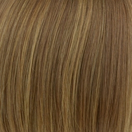 Slavic natural hair topper light brown 20cm DELMAR #6/8R+12/14H