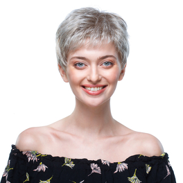 Synthetic wig multi-tone blonde with roots AMERICANO SMALL #14/88/8R