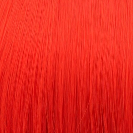 Red synthetic occasional party wig #.