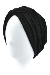 Black turban with a unique design MALMO # TL12*