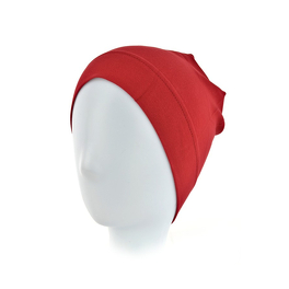 Light and simple in construction, red BALI turban #214.