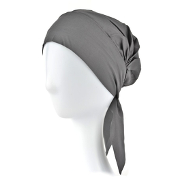 Easy to put on, lightweight, and comfortable dark grey turban FELICJA NEW #257.