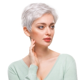 Multitone blond synthetic hair wig with roots DONUT #14/88/8R